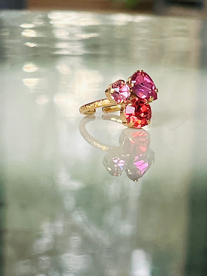 Caroline Svedbom ringer Colette ring - coral combo