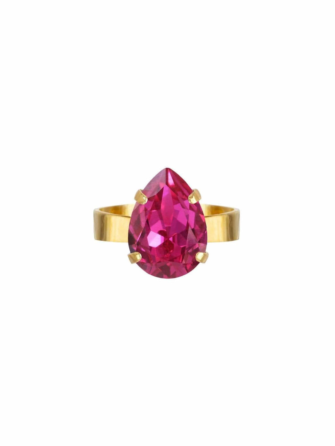 Caroline Svedbom ringer Mini drop ring - fushia