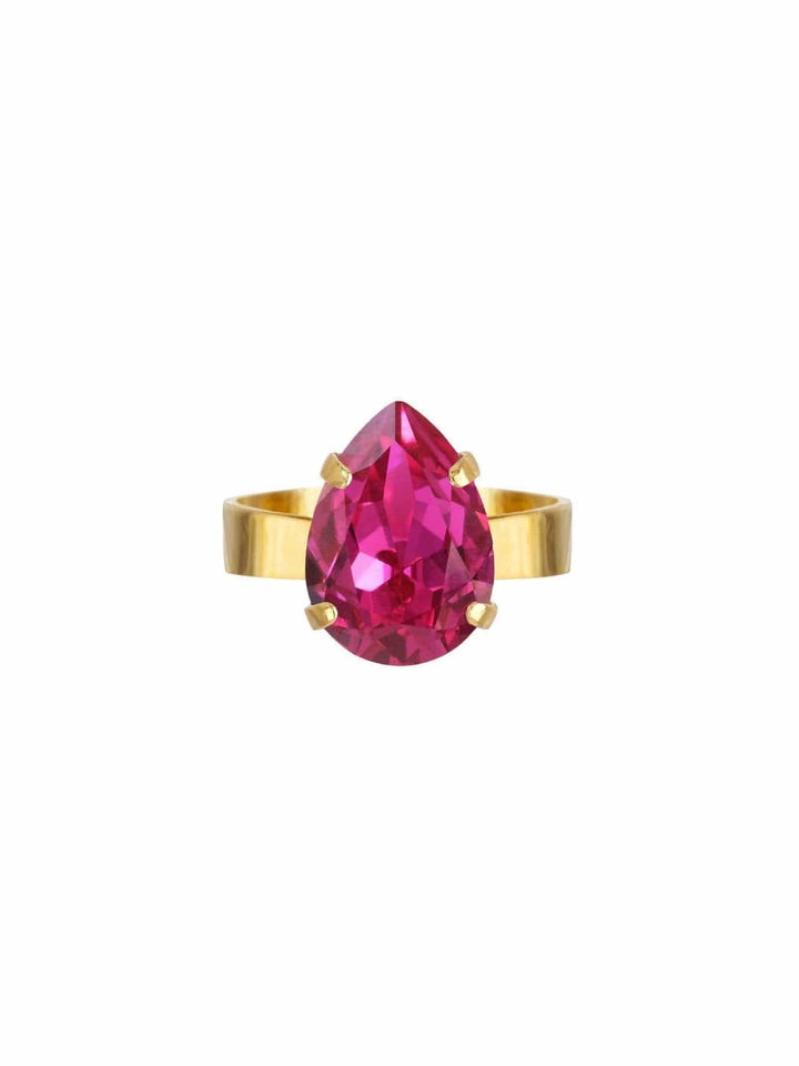 Caroline Svedbom ringer Mini drop ring - fushia