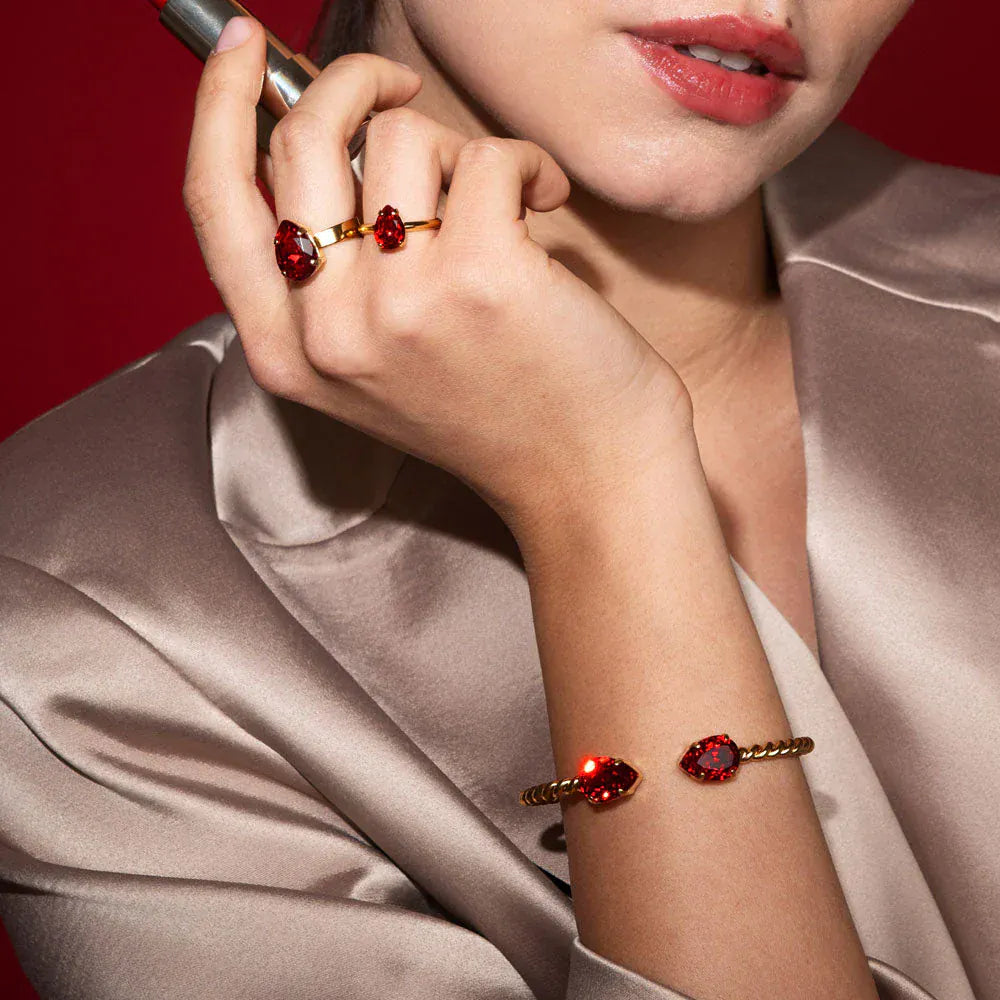 Caroline Svedbom ringer Mini drop ring - light siam