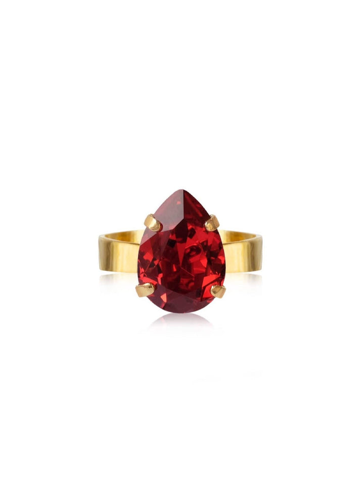 Caroline Svedbom ringer Mini drop ring - scarlet