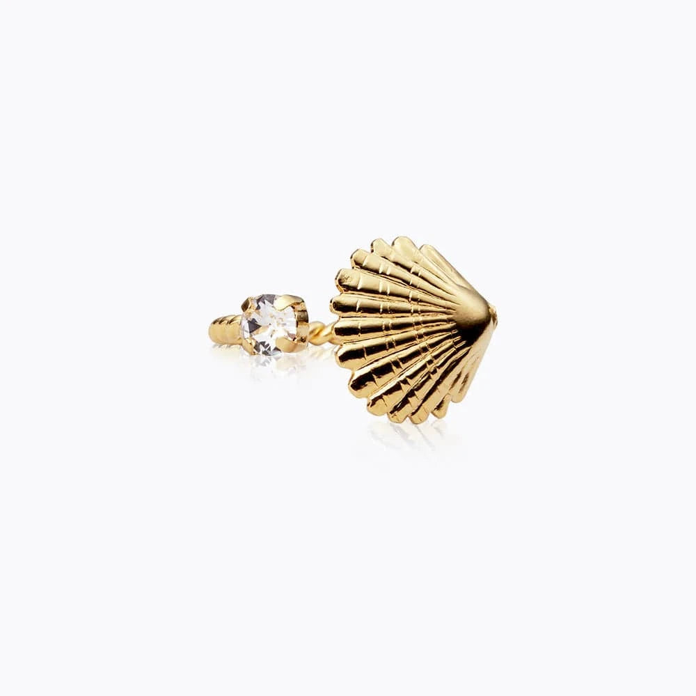 Caroline Svedbom ringer Mini shell ring - crystal