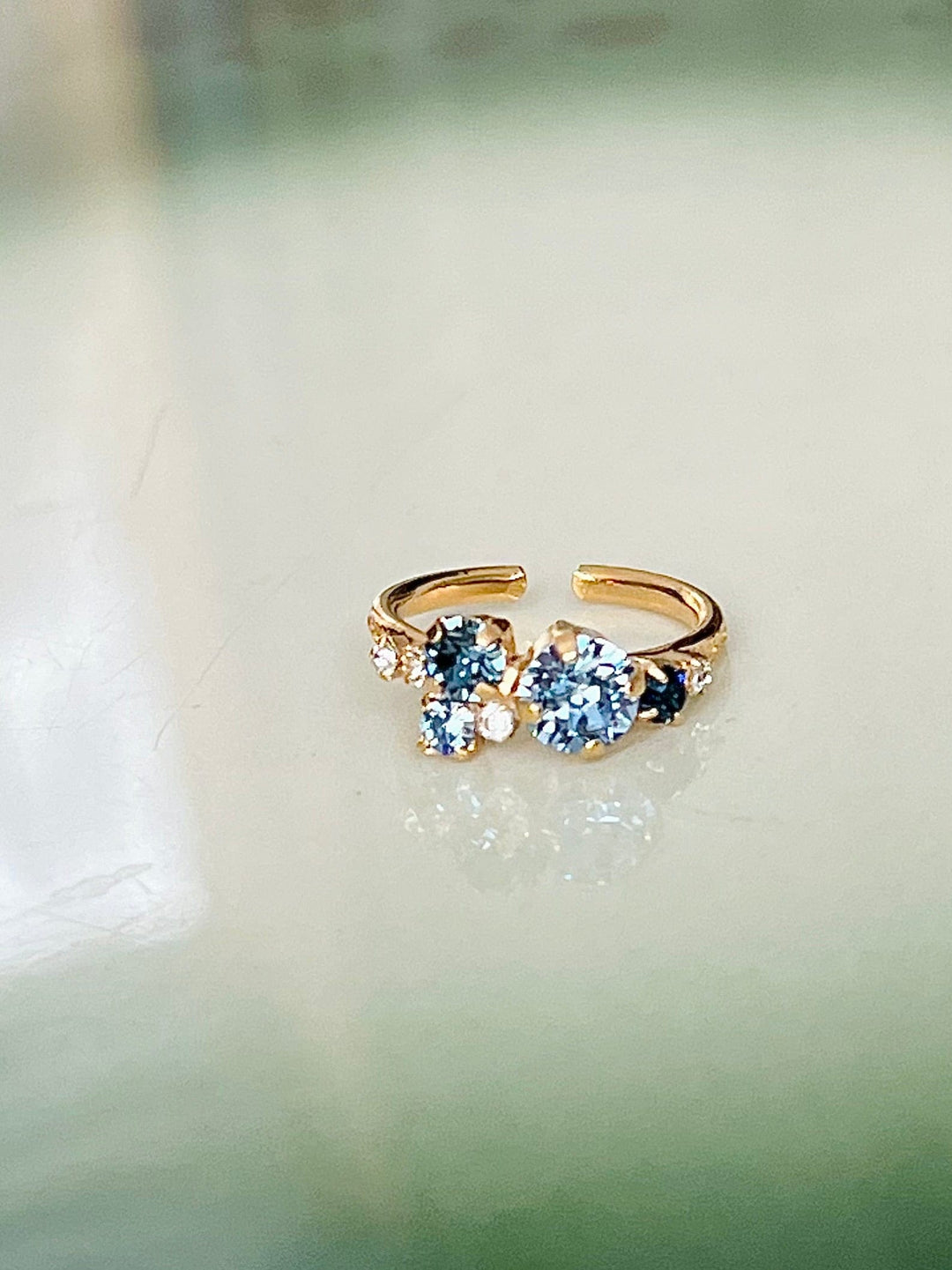 Caroline Svedbom ringer Stardust ring - blue combo