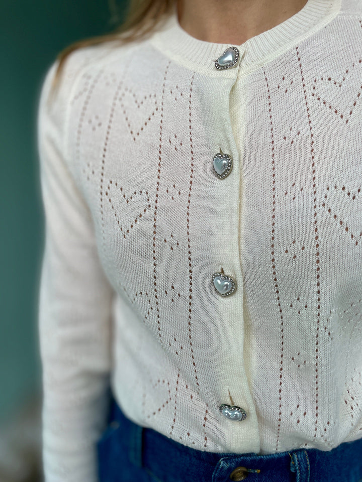 Cras gensere Blair cardigan - ivory