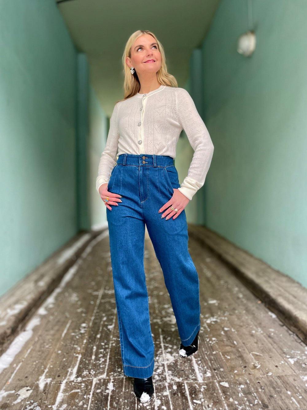 Cras gensere Blair cardigan - ivory