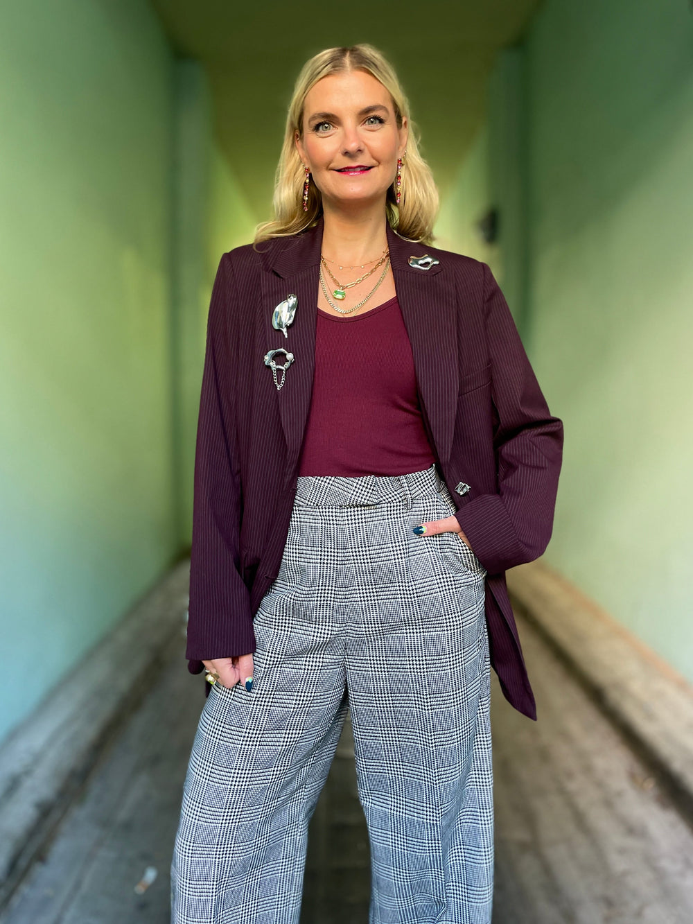 Cras gensere Diana blazer - Grape