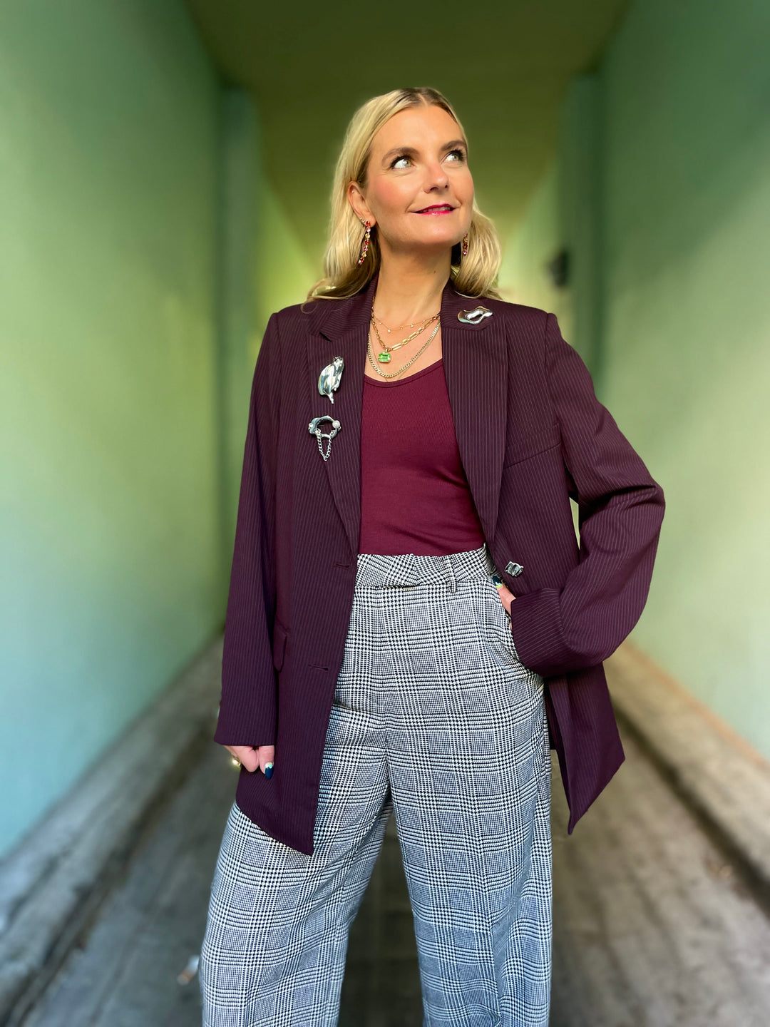 Cras gensere Diana blazer - Grape