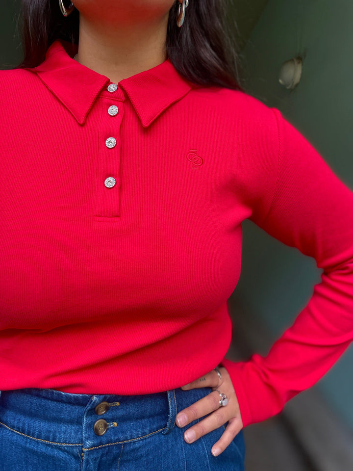 Cras gensere Ivone pologenser - rød