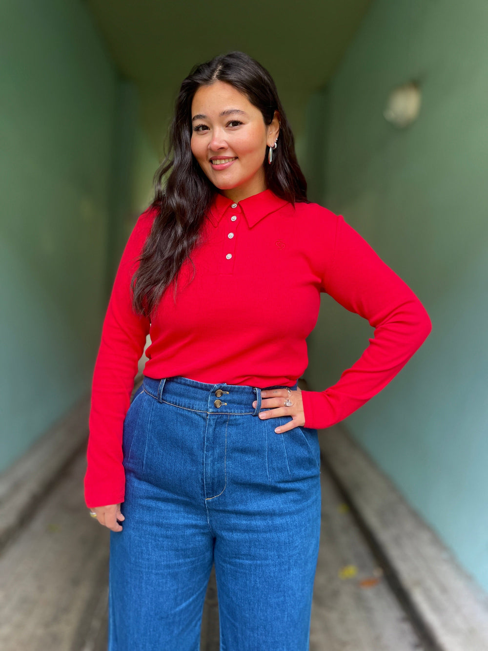 Cras gensere Ivone pologenser - rød