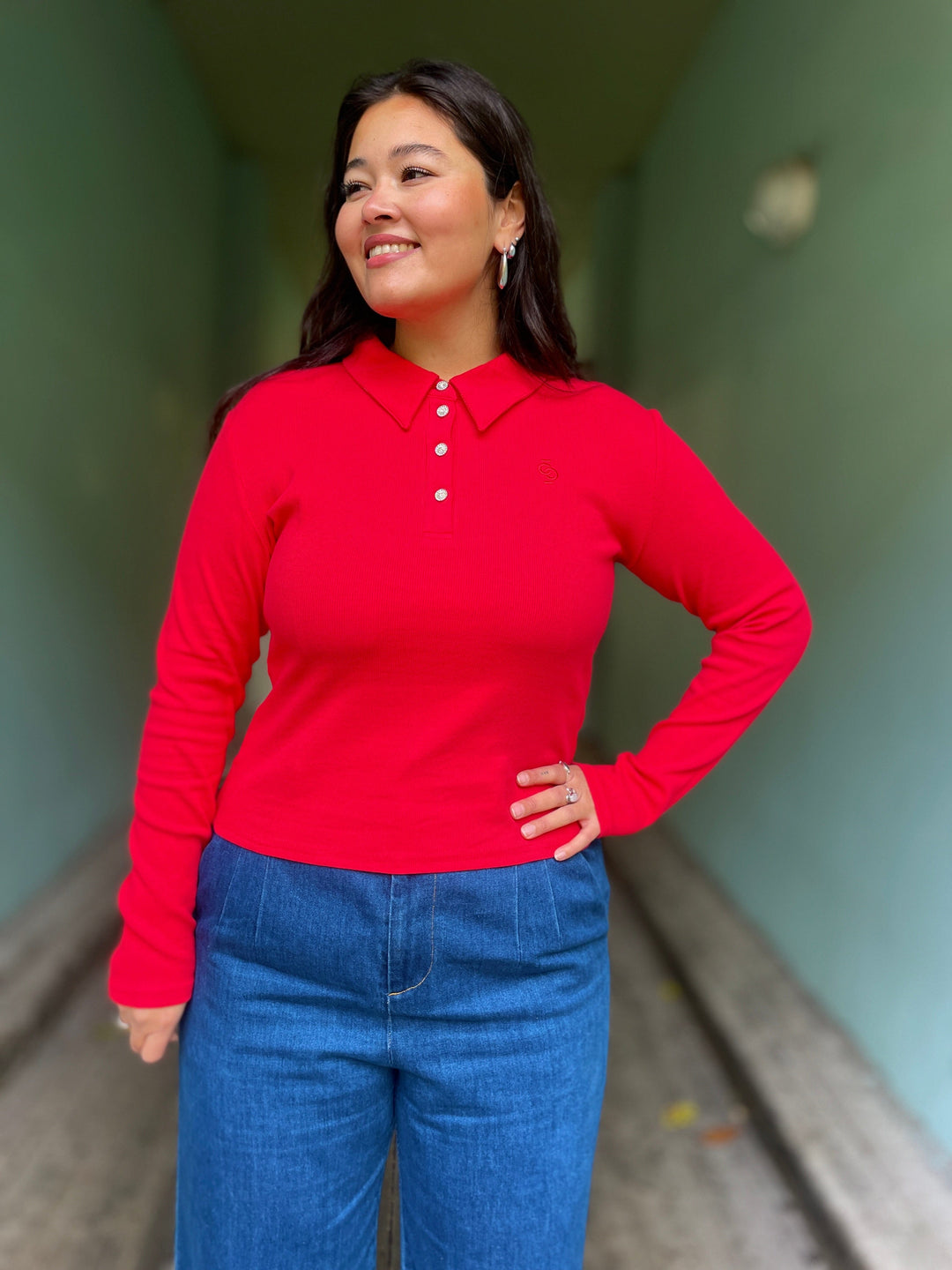 Cras gensere Ivone pologenser - rød