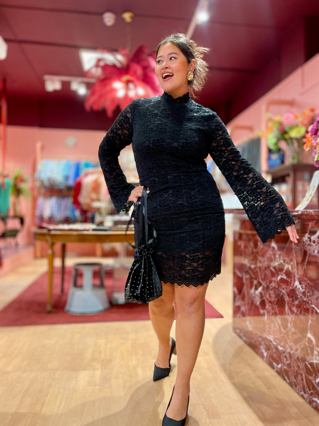 Cras kjoler Brenda kjole - svart