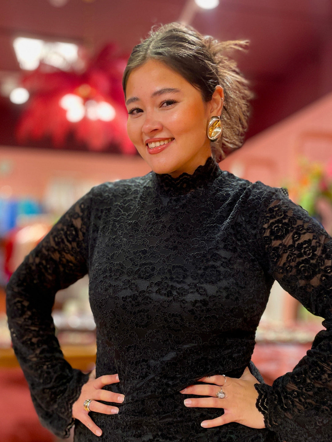 Cras kjoler Brenda kjole - svart