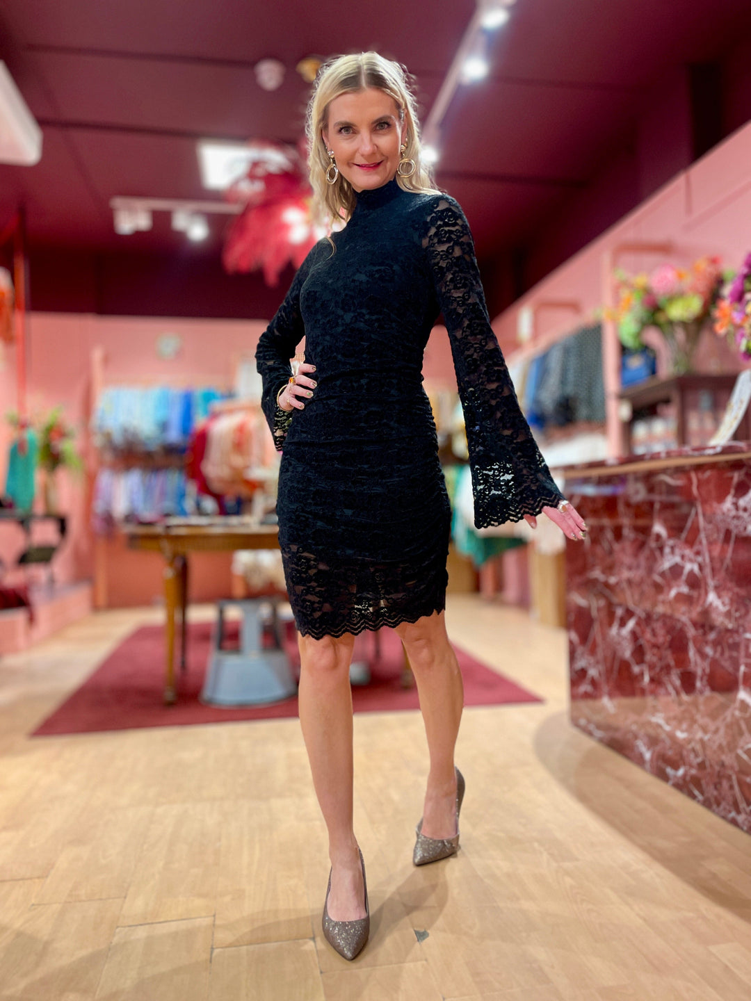 Cras kjoler Brenda kjole - svart