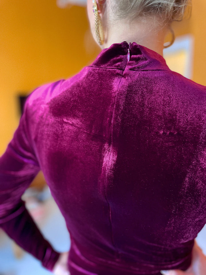 Cras kjoler Glory kjole - burgunder