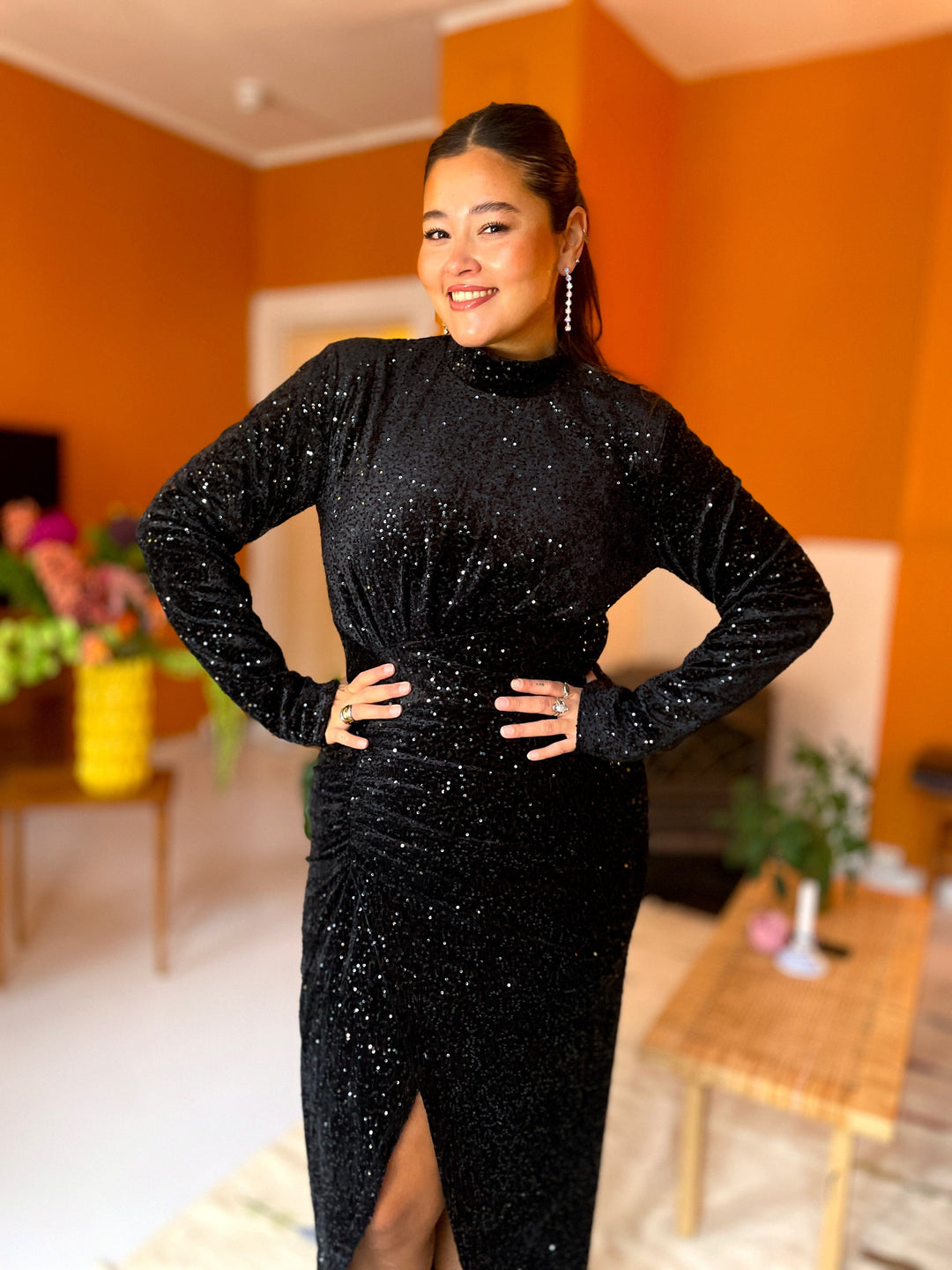 Cras kjoler Glory kjole - Svart