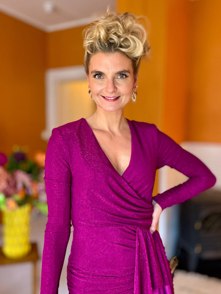 Cras kjoler Muse kjole - rosa