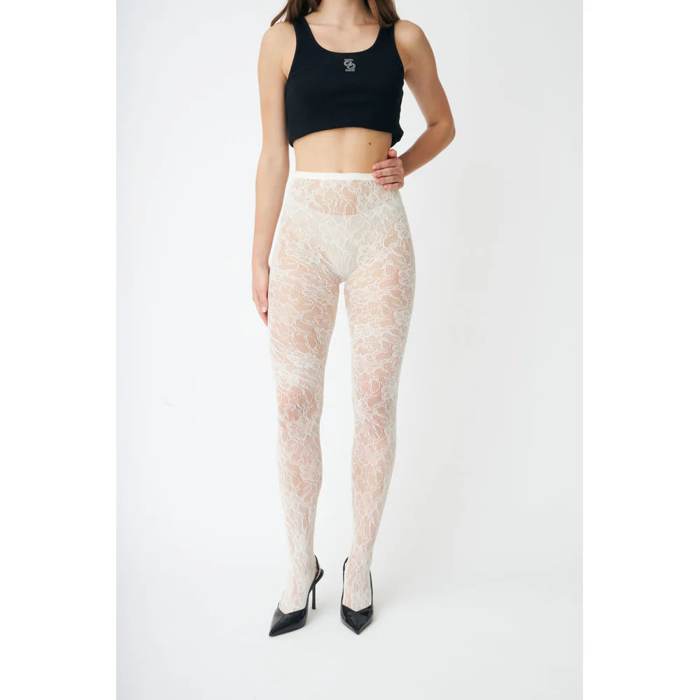 Cras Strømpebukser One size Strømpebukse Dacy - hvit