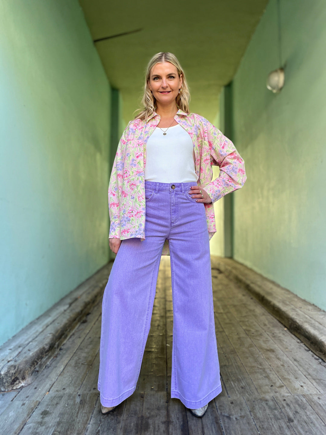 Cras Topper Ellie bluse - blossom meadow