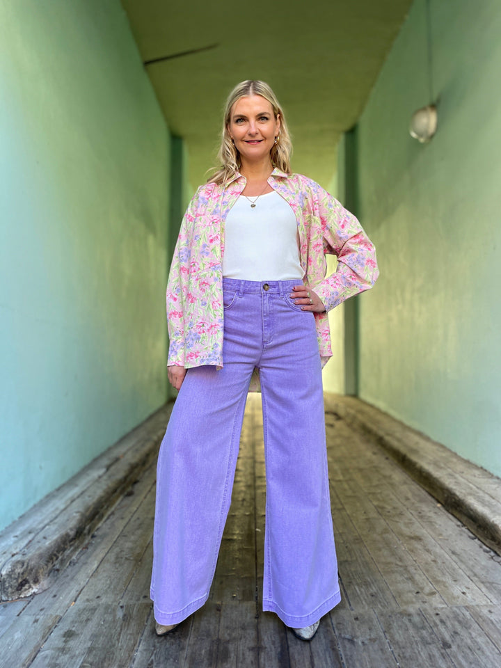 Cras Topper Ellie bluse - blossom meadow