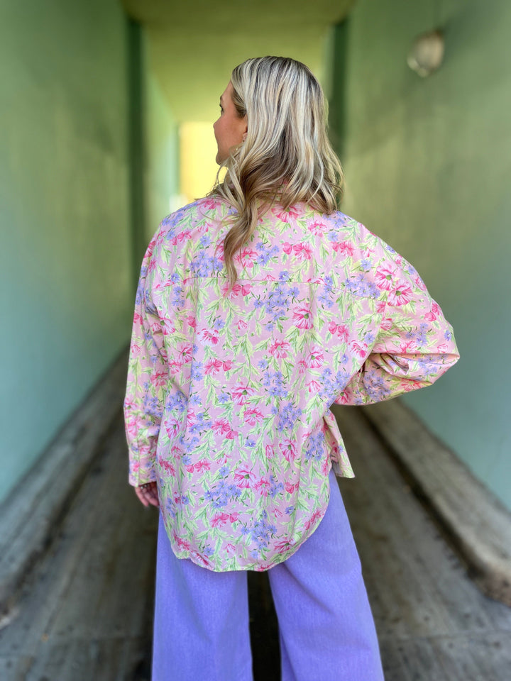 Cras Topper Ellie bluse - blossom meadow
