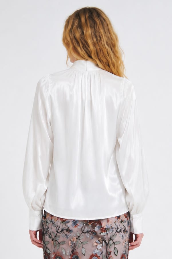 Cras Topper Jackie bluse - hvit
