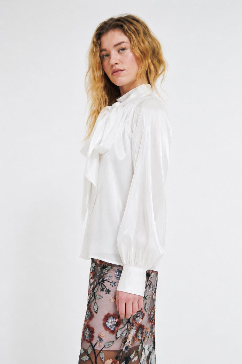 Cras Topper Jackie bluse - hvit