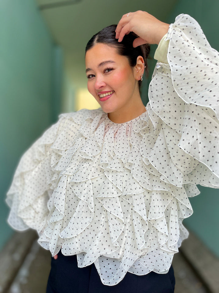 Cras Topper Rya bluse - ivory