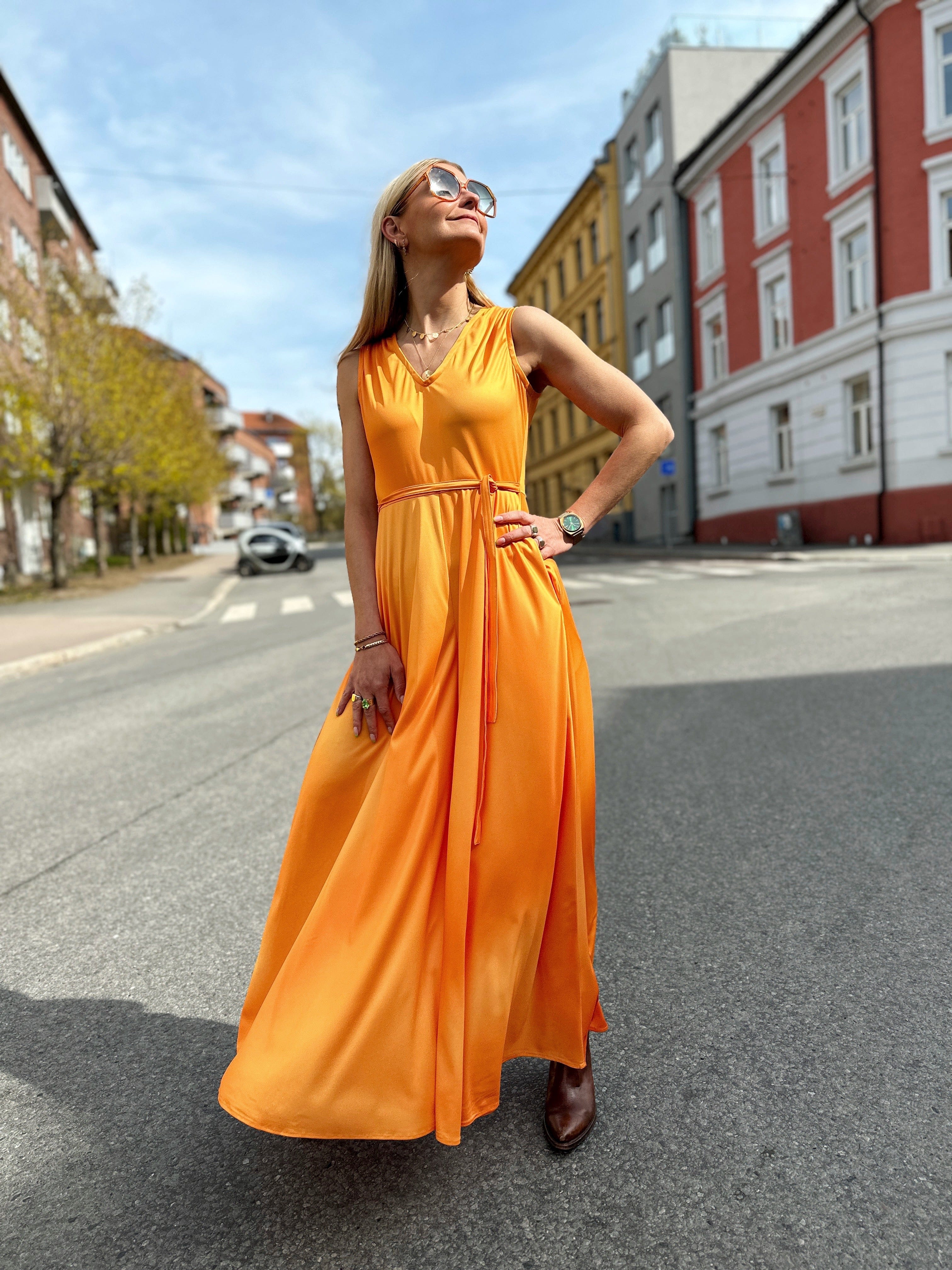 Dianas Vintage buksedresser Jolly Jumpsuit - sunrise