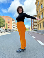 Last inn bildet i Galleri-visningsprogrammet, Dianas Vintage bukser Frida Pants - bukse med høyt liv - brent oransje

