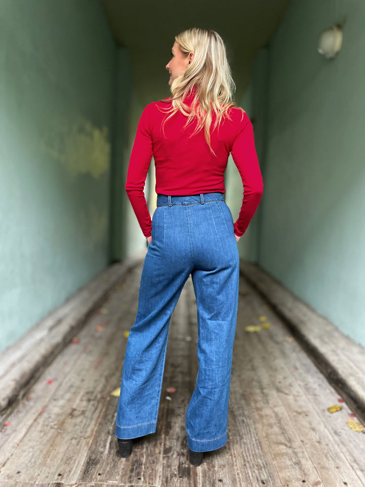 Dianas Vintage bukser Hepburn Pants - denim