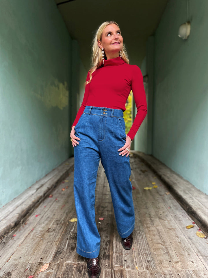 Dianas Vintage bukser Hepburn Pants - denim