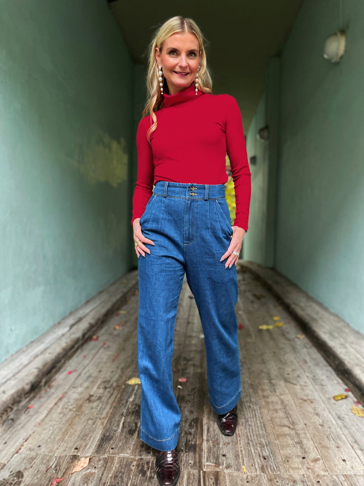 Dianas Vintage bukser Hepburn Pants - denim