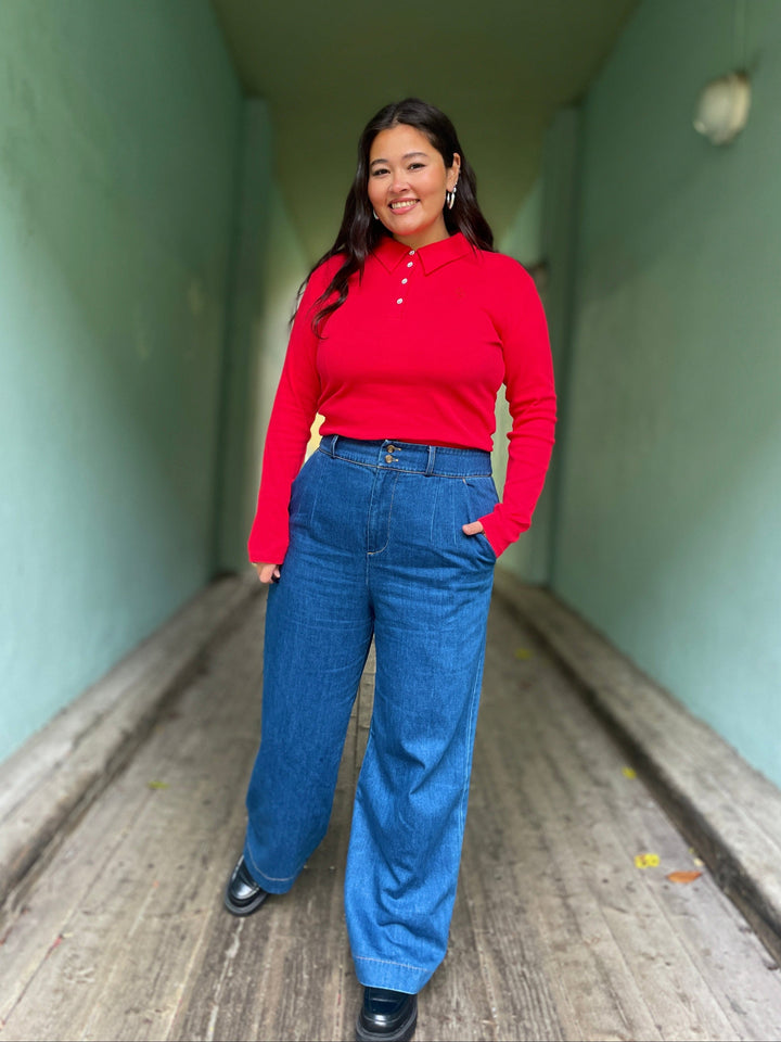 Dianas Vintage bukser Hepburn Pants - denim