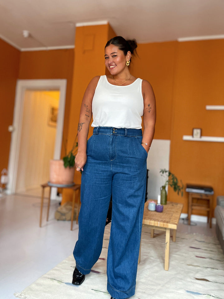 Dianas Vintage bukser Hepburn pants - denim
