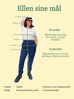 Last inn bildet i Galleri-visningsprogrammet, Dianas Vintage bukser Hepburn Pants med gylf - bukse med høyt liv - svart
