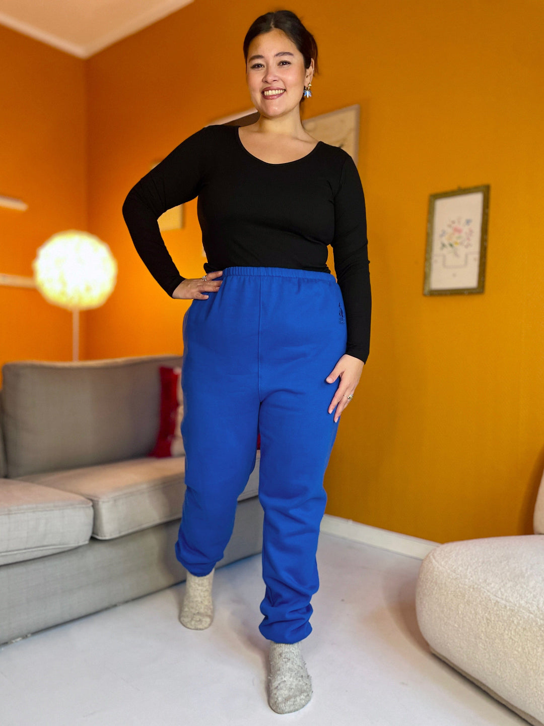 Dianas Vintage bukser Sassy sweatpants - blue