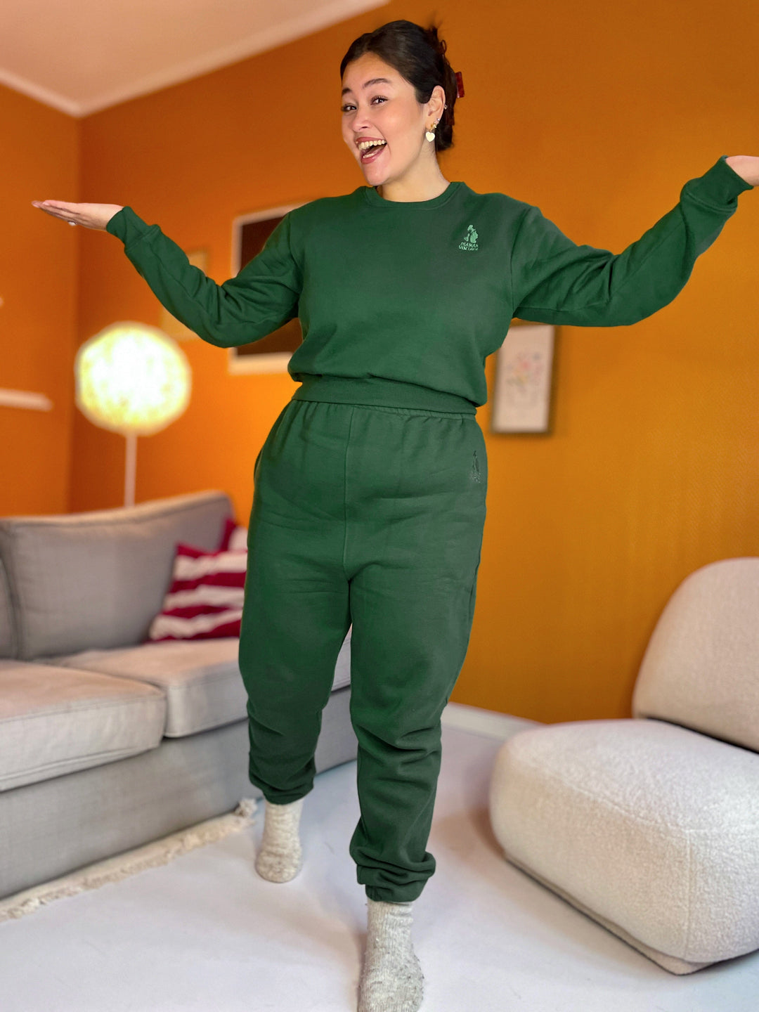 Dianas Vintage bukser Sassy sweatpants - dark green