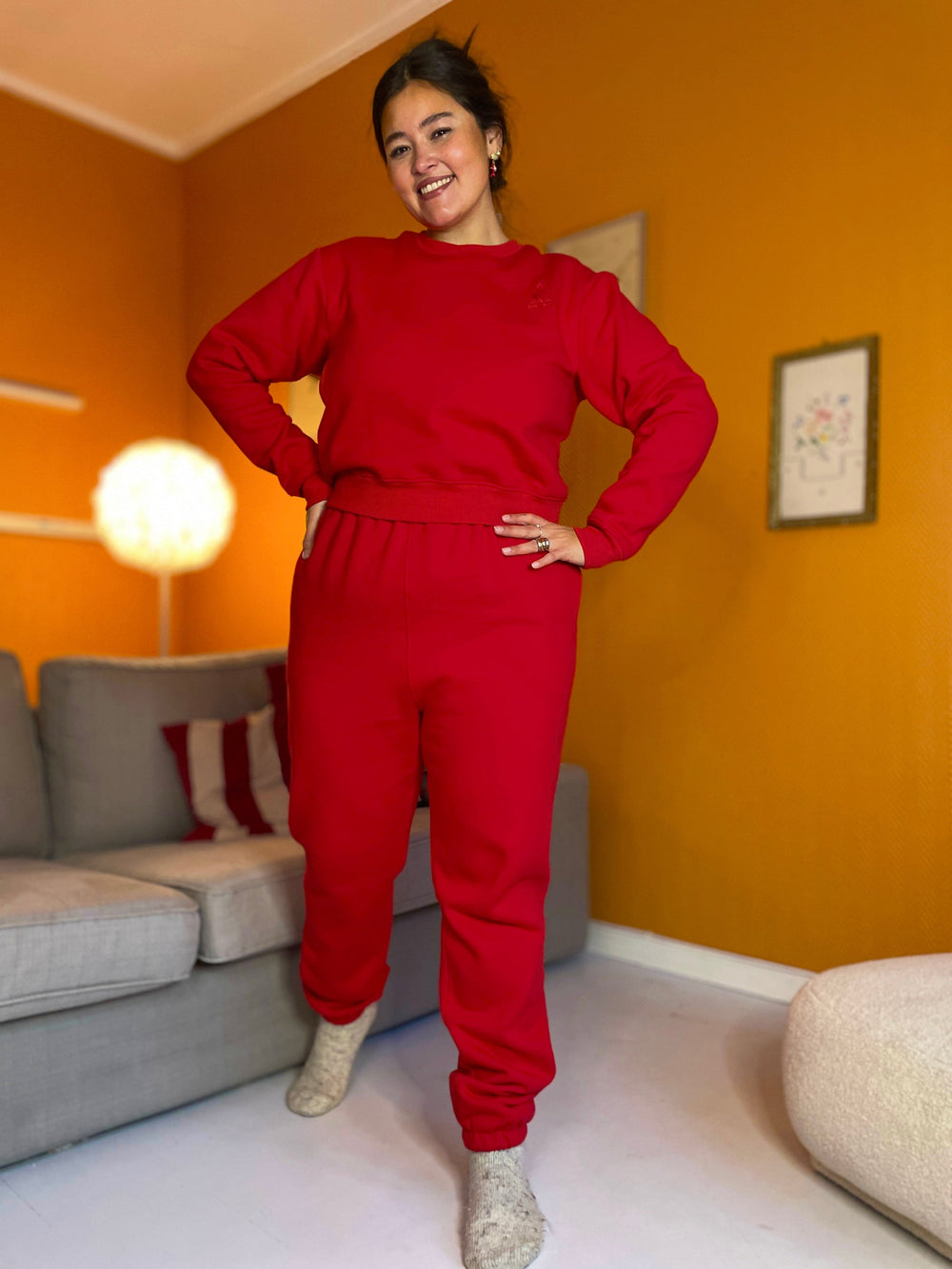 Dianas Vintage bukser Sassy sweatpants - red