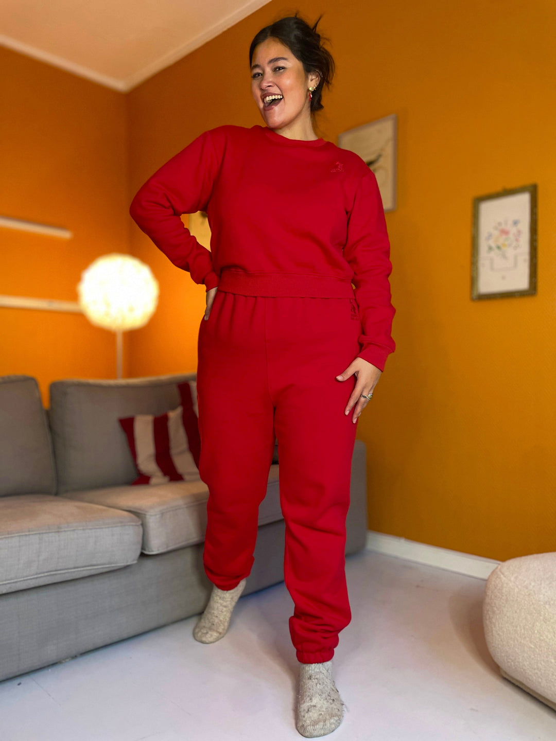 Dianas Vintage bukser Sassy sweatpants - red