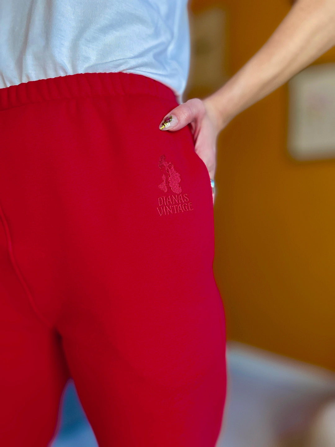 Dianas Vintage bukser Sassy sweatpants - red