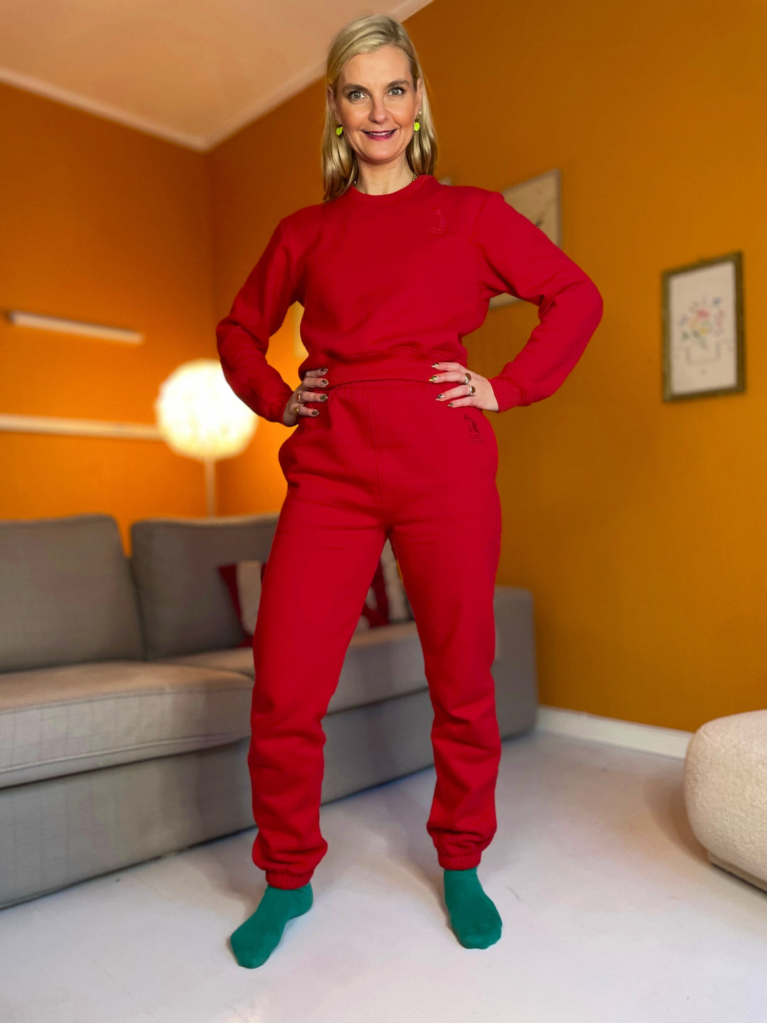 Dianas Vintage bukser Sassy sweatpants - red