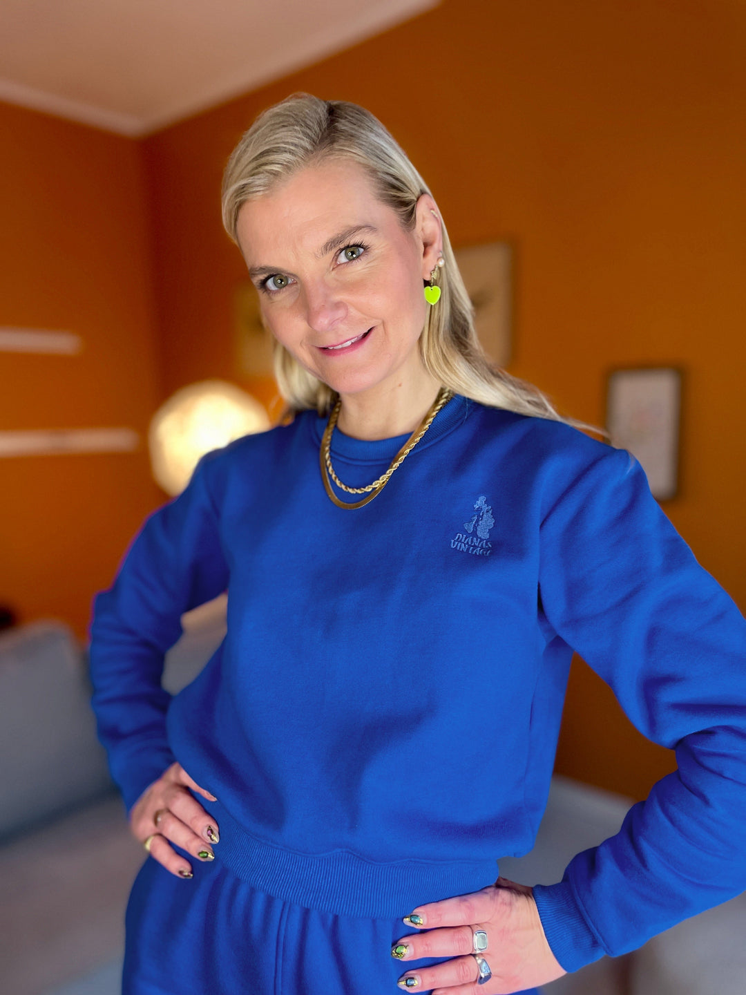 Dianas Vintage gensere Sassy sweatshirt - blue