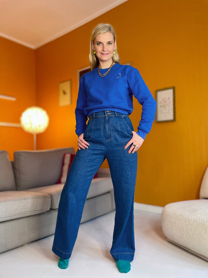 Dianas Vintage gensere Sassy sweatshirt - blue