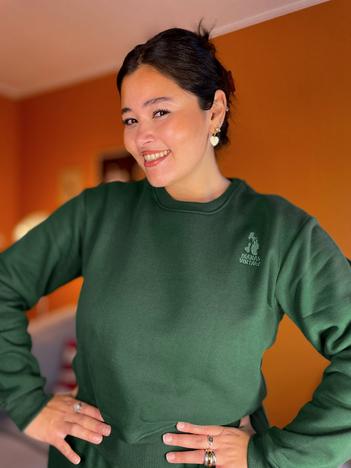 Dianas Vintage gensere Sassy sweatshirt - dark green