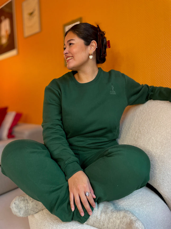 Dianas Vintage gensere Sassy sweatshirt - dark green