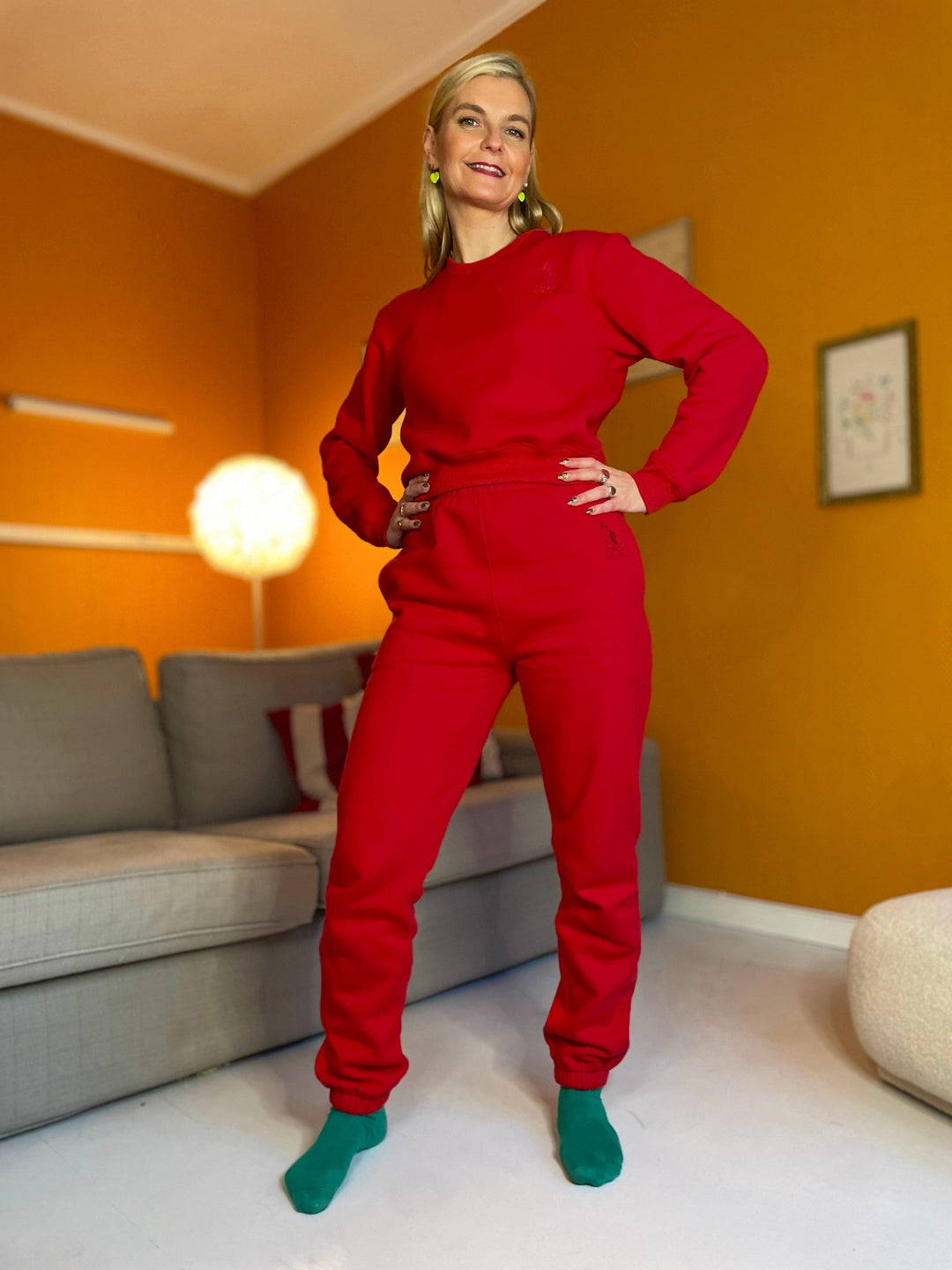 Dianas Vintage gensere Sassy sweatshirt - red