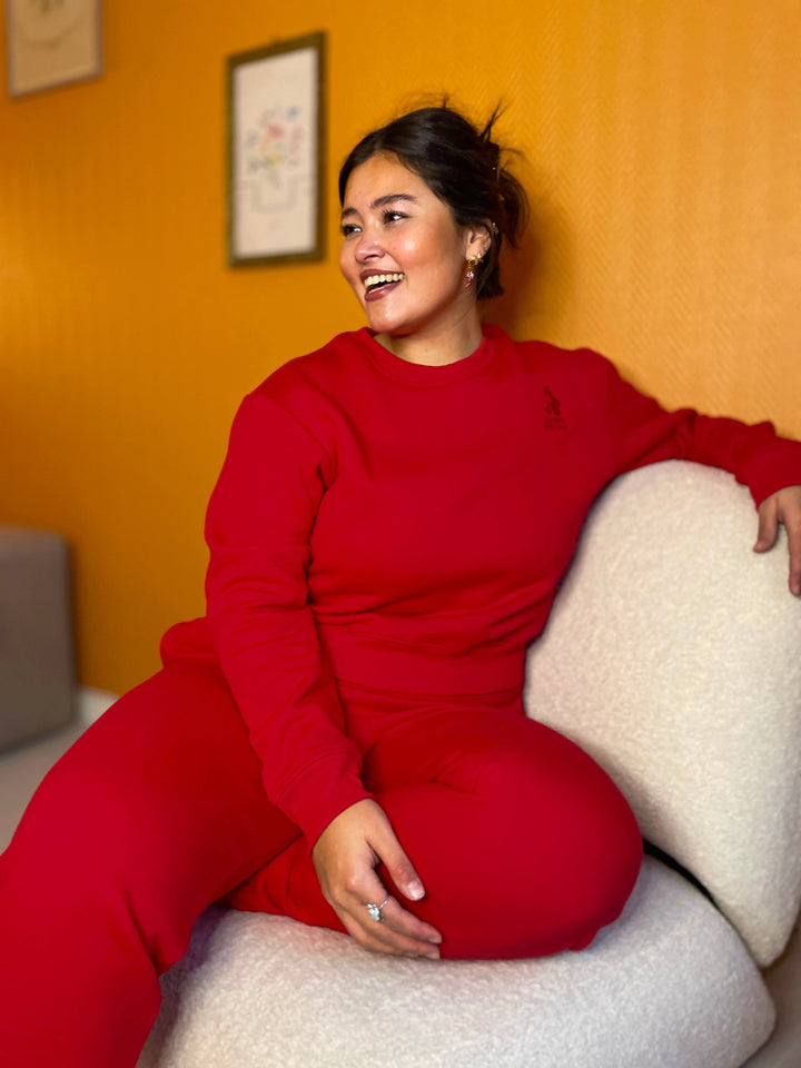 Dianas Vintage gensere Sassy sweatshirt - red