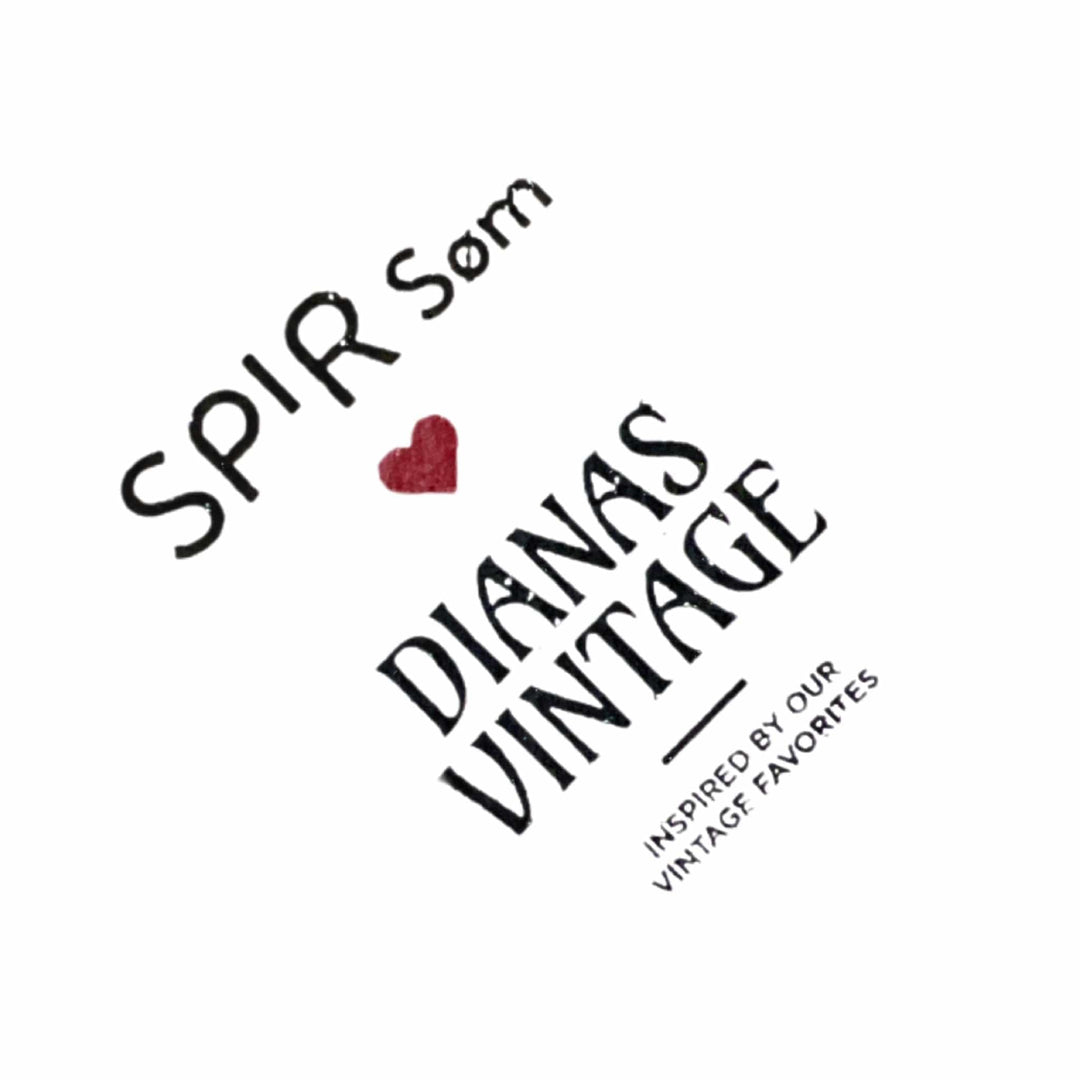 Dianas Vintage hårpynt Scrunchie av restestoff stor - roses