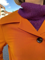 Last inn bildet i Galleri-visningsprogrammet, Dianas Vintage kåper Franz Coat - brent oransje
