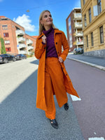Last inn bildet i Galleri-visningsprogrammet, Dianas Vintage kåper Franz Coat - brent oransje
